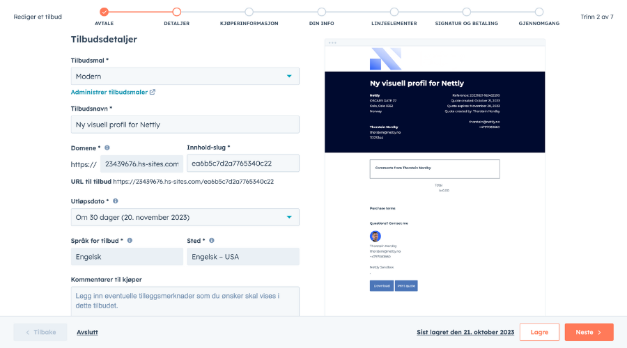 hubspot-tilbud